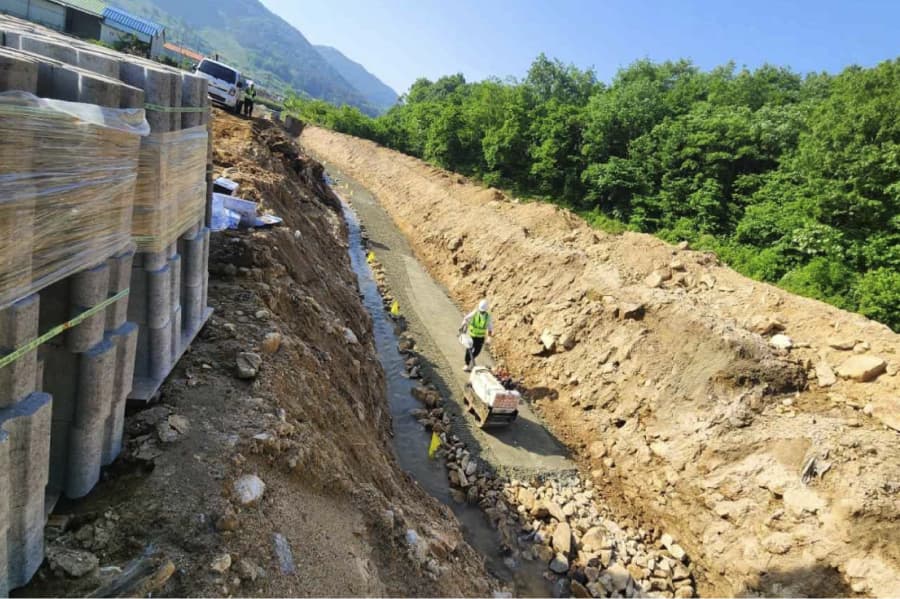 오곡천 지방하천 재해복구사업