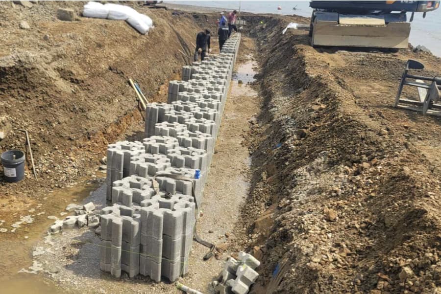 제부도 헬기 착륙장 보수공사