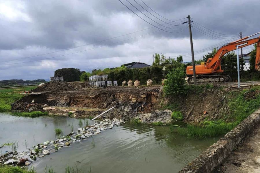 대조천 지방하천 수해복구공사