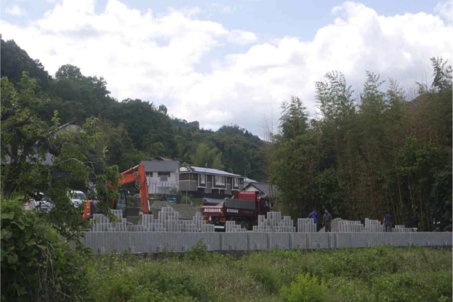 히로시마 현지 부지 조성공사