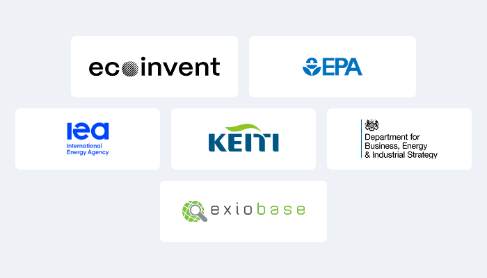4만 개 이상의 배출계수 제공